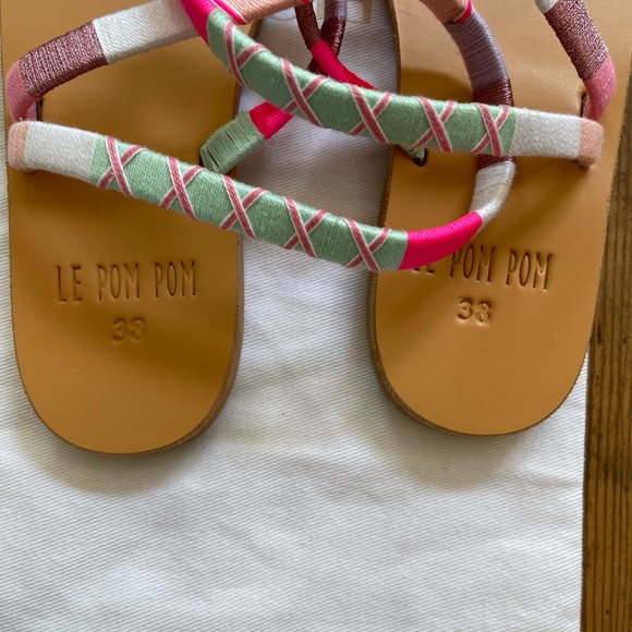Le Pom Pom wrap sandals - Picture 5 of 6